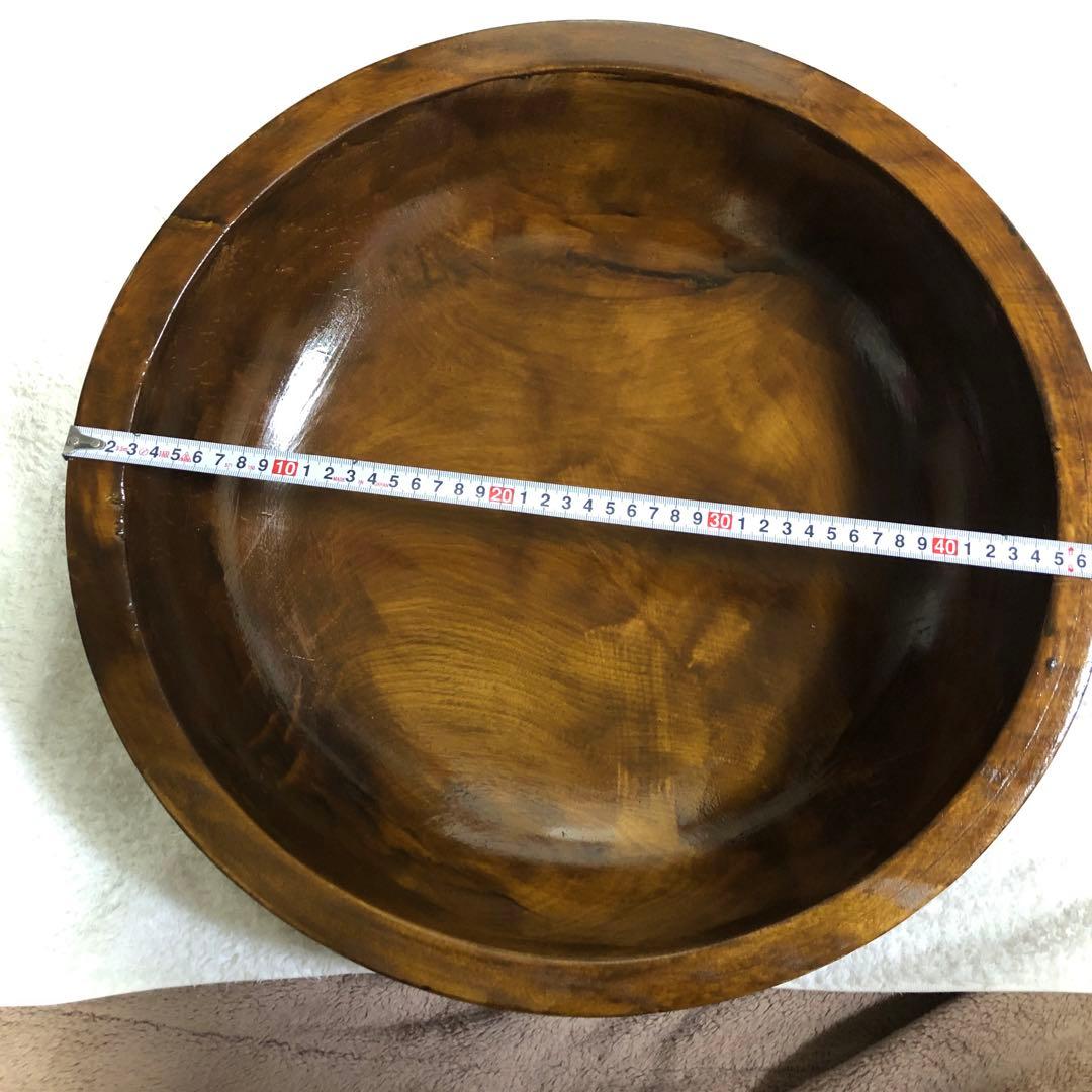 そばこね鉢　蕎麦　くり抜き　無垢　業務用