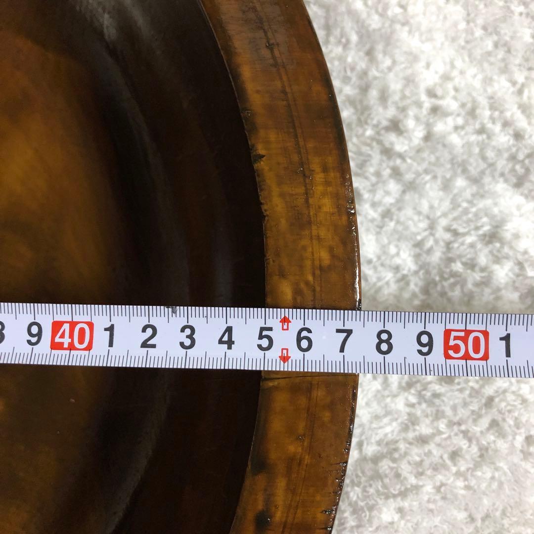 そばこね鉢　蕎麦　くり抜き　無垢　業務用