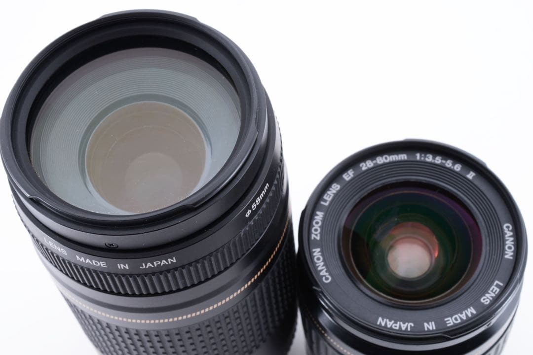 一眼レフカメラ Canon EOS 6D mark II標準&望遠レンズセット