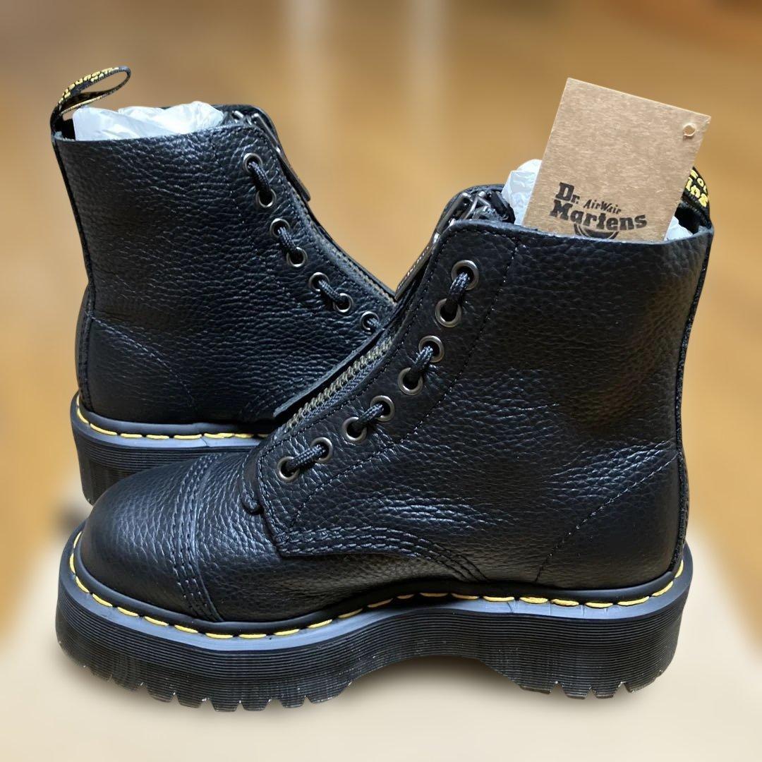 ドクターマーチンSINCLAIR厚底レザーブーツ