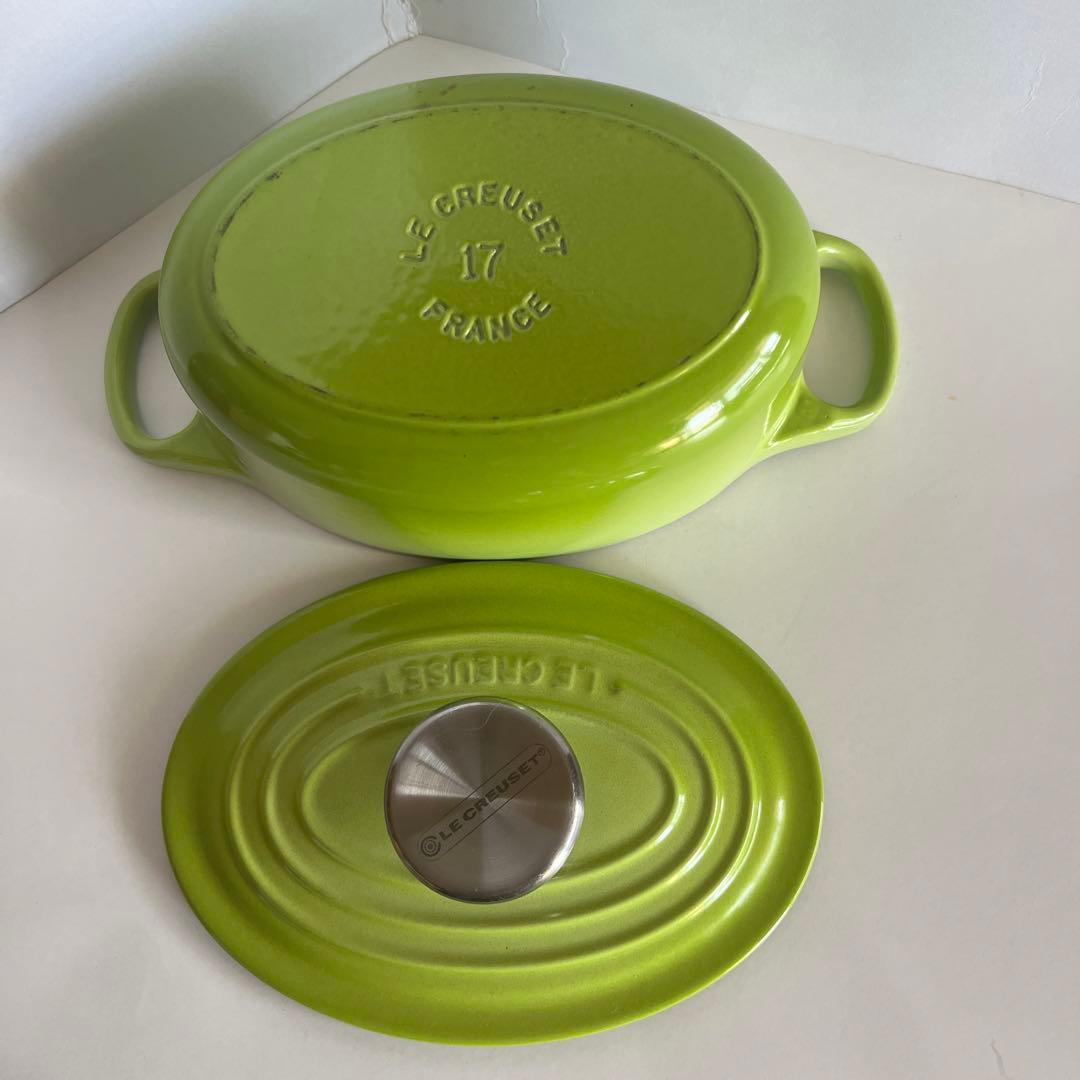 レア　ル.クルーゼ　ピスタチオ楕円17 オーバル