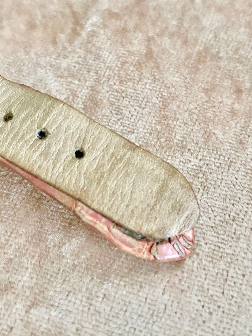 【中古品】Chopard スクエアフェイス 時計 ピンク