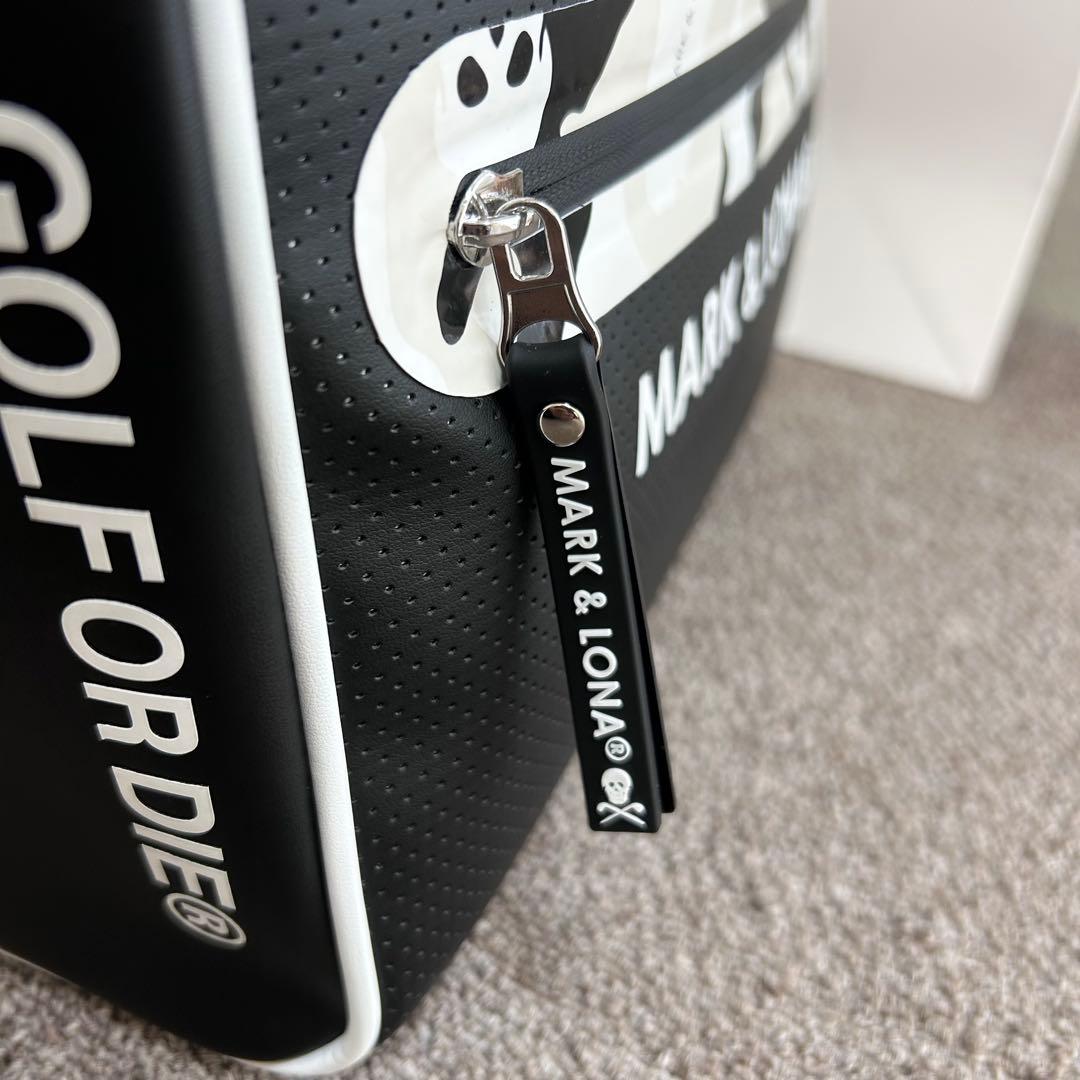 新品　マークアンドロナ　カートバッグ　ゴルフバッグ　スカル　ドクロ　ブラック