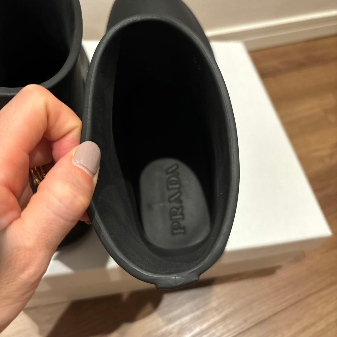 プラダ　レインブーツ　38