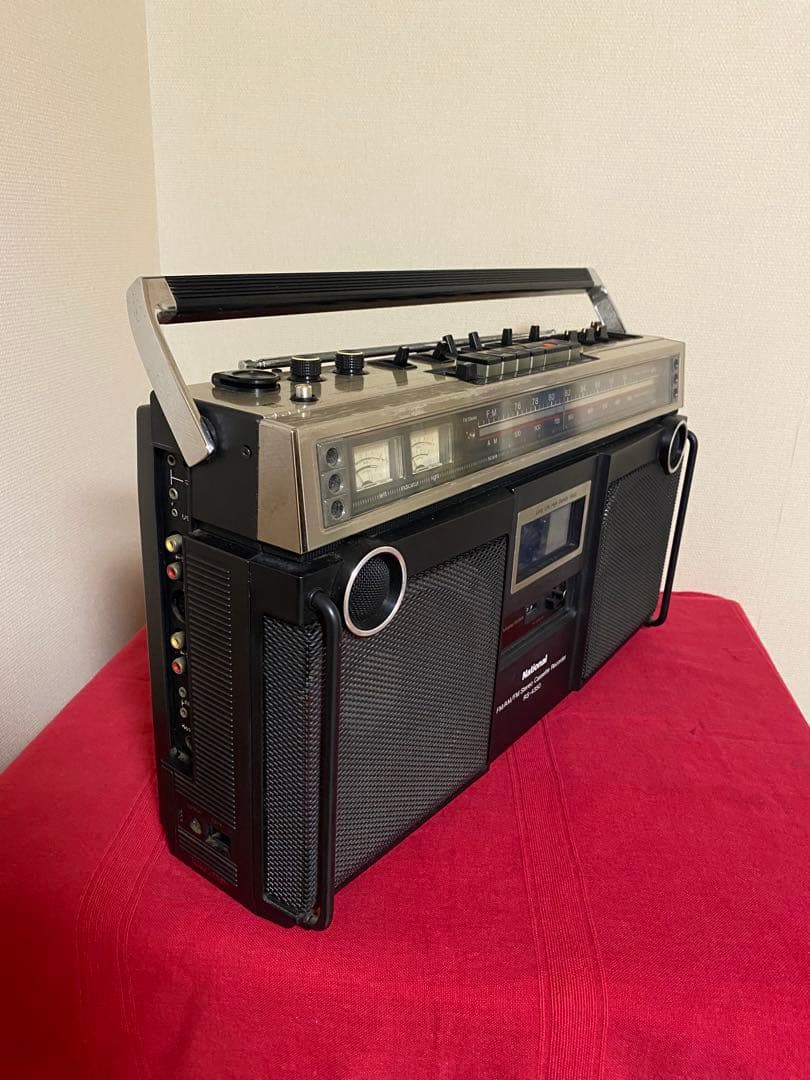 ナショナルラジカセRS-4350 希少カセット動作する　MAC ST-7