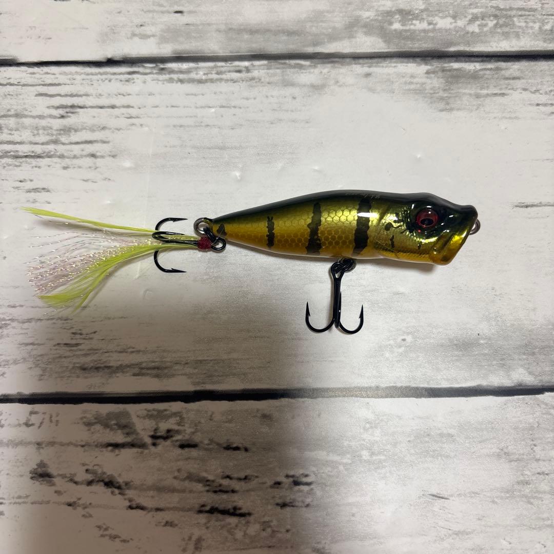 【激レア・木箱付】メガバス ウッディPOPX ピーコックバス ハンドクラフト限定