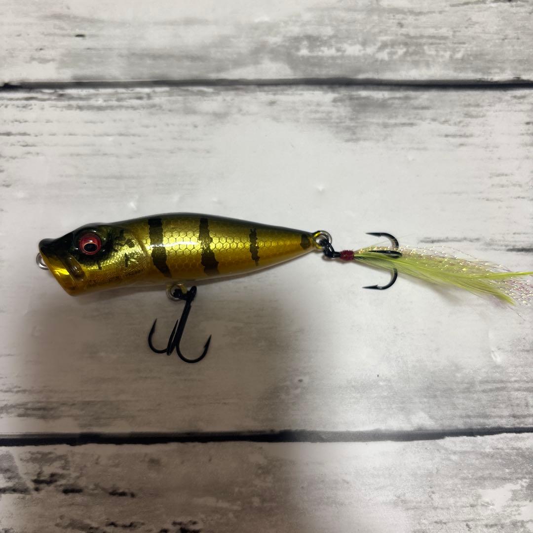 【激レア・木箱付】メガバス ウッディPOPX ピーコックバス ハンドクラフト限定