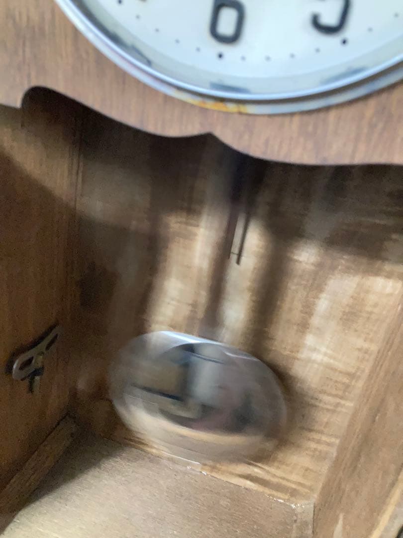 大きなアンティークMeiji柱時計 修復済稼動品