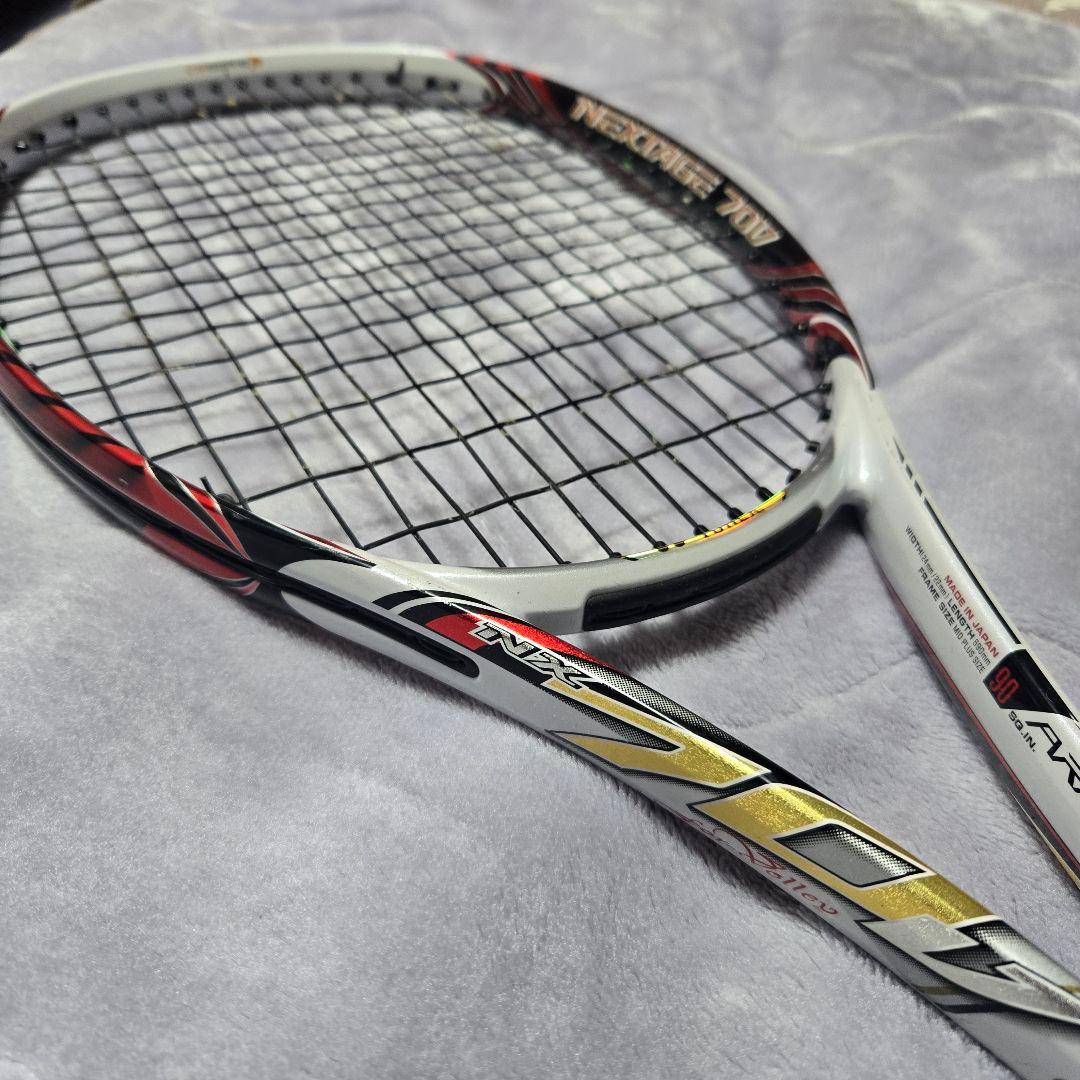 ソフトテニス ラケット ネクステージ 70v　レーザーラッシュ9v