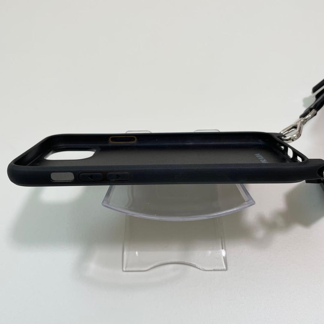 プラダ iPhone14 Plus マホケース ショルダー ブラック 新品未使用