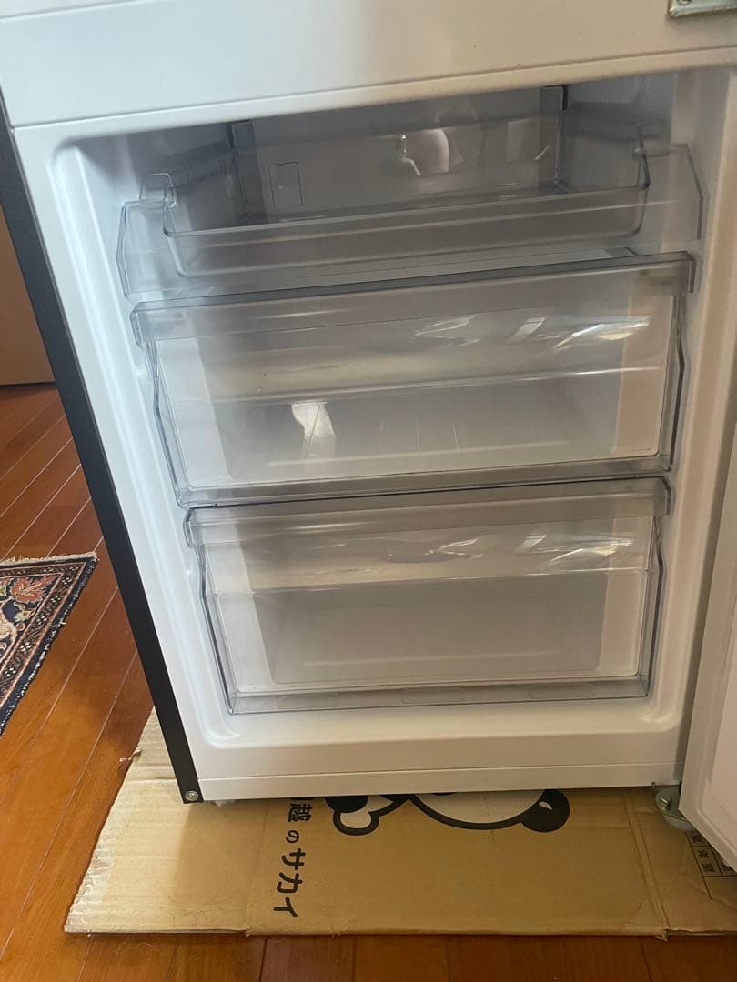 Haier製ノンフロン冷凍冷蔵庫JR-XP2NF148F 2023製説明文必見