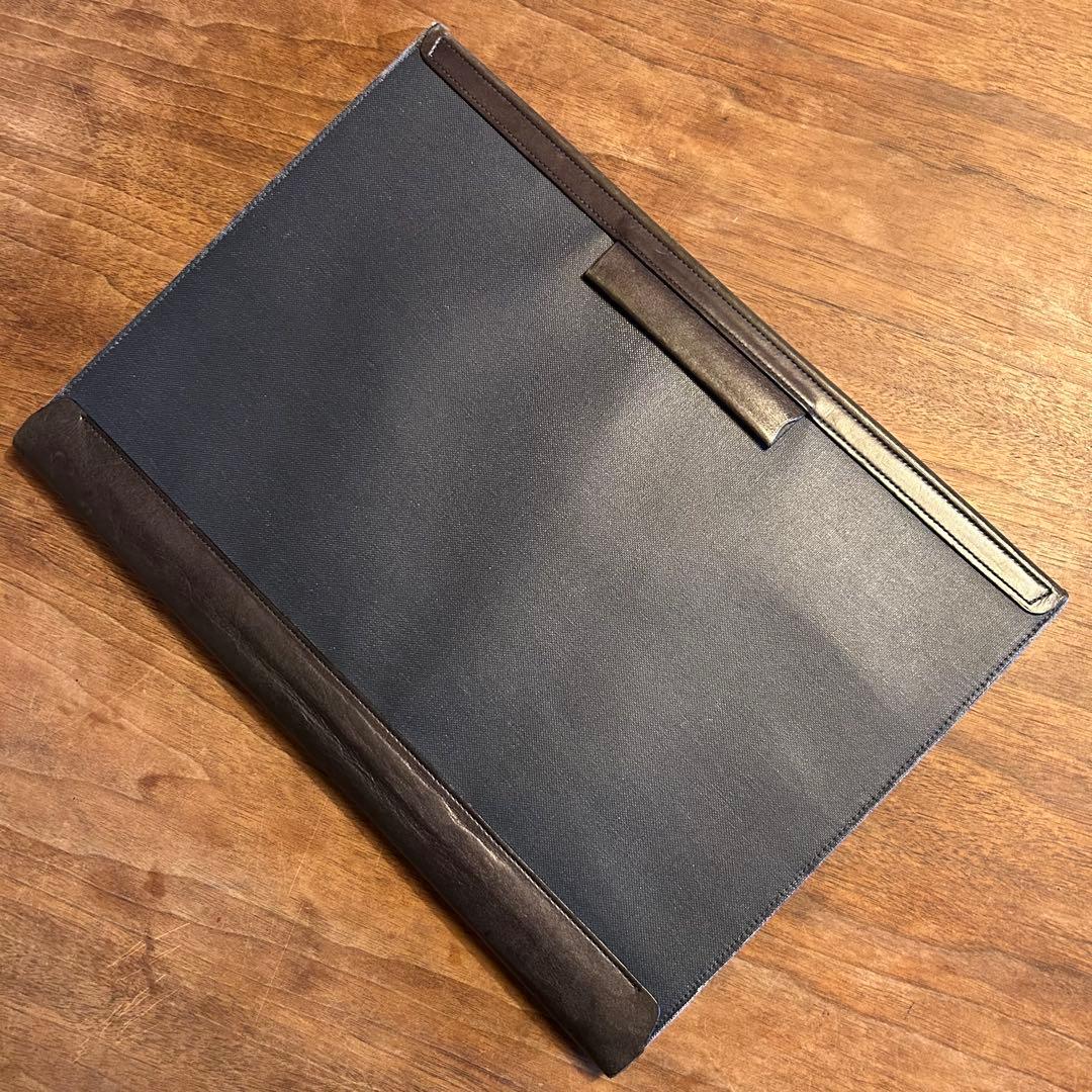 POSTALCOポスタルコリーガルエンベロープ ネイビーxブラック 廃盤品