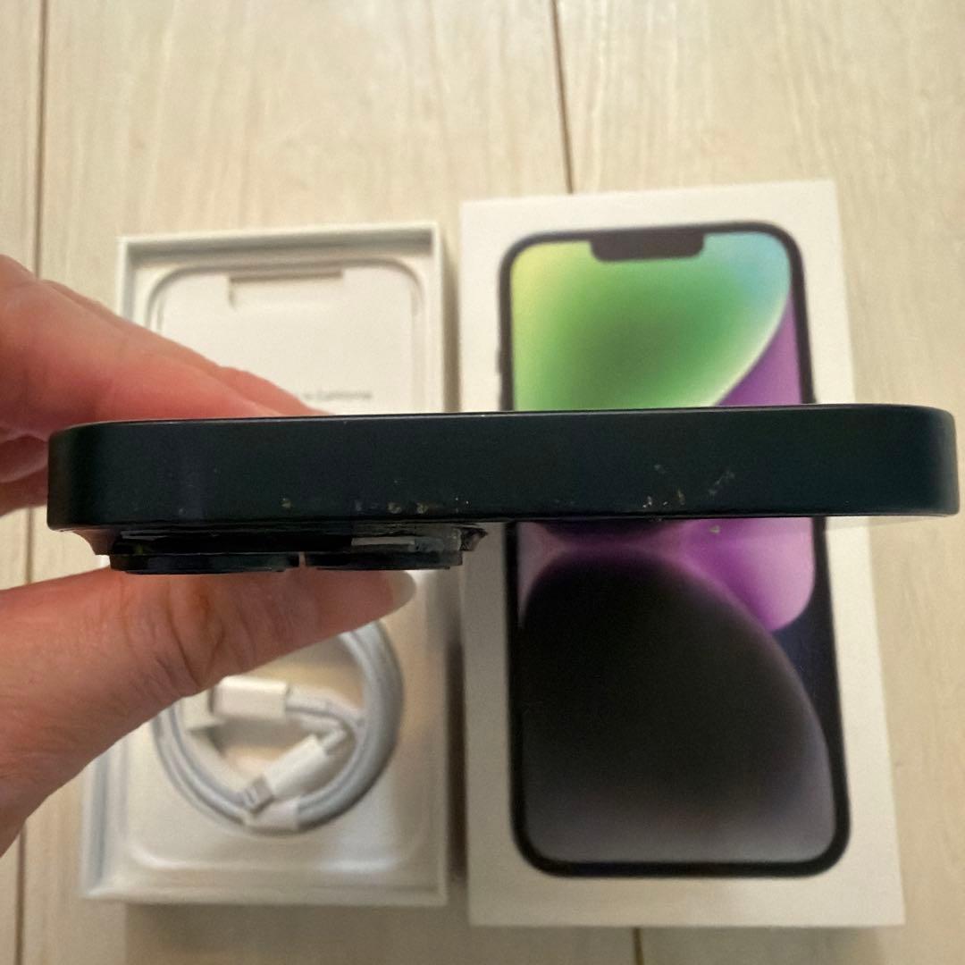 週末お値下げ!!!✷美品✷Apple iPhone 14 ブラック 本体