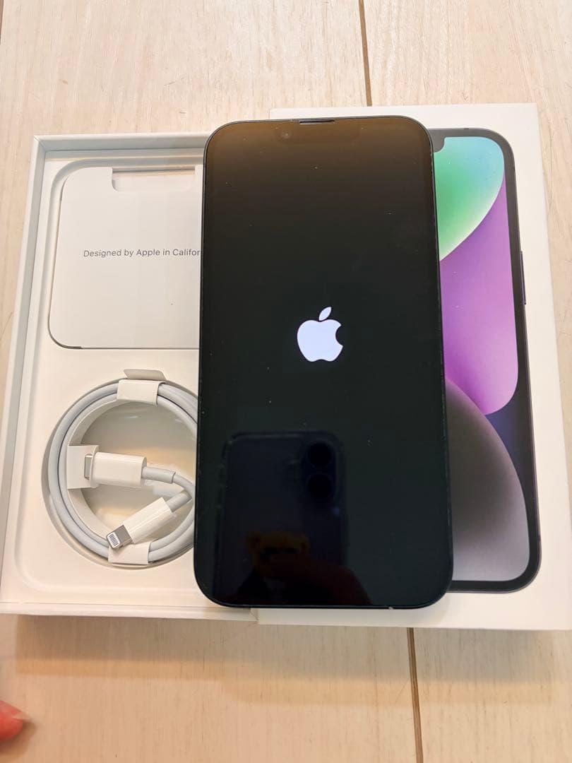週末お値下げ!!!✷美品✷Apple iPhone 14 ブラック 本体
