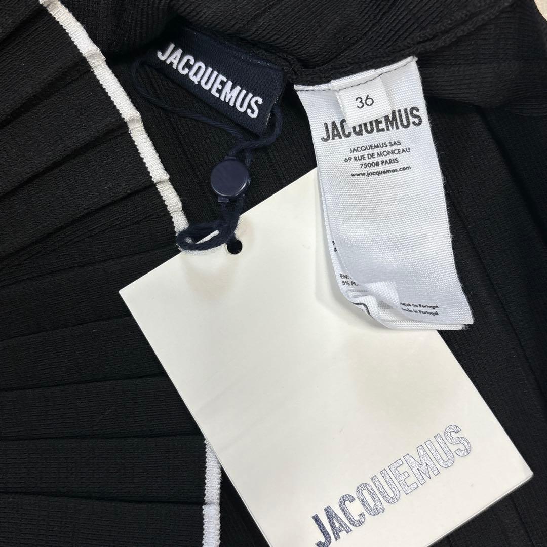 新品 JACQUEMUS ジャックムス ニット キャミソール ブラック 36