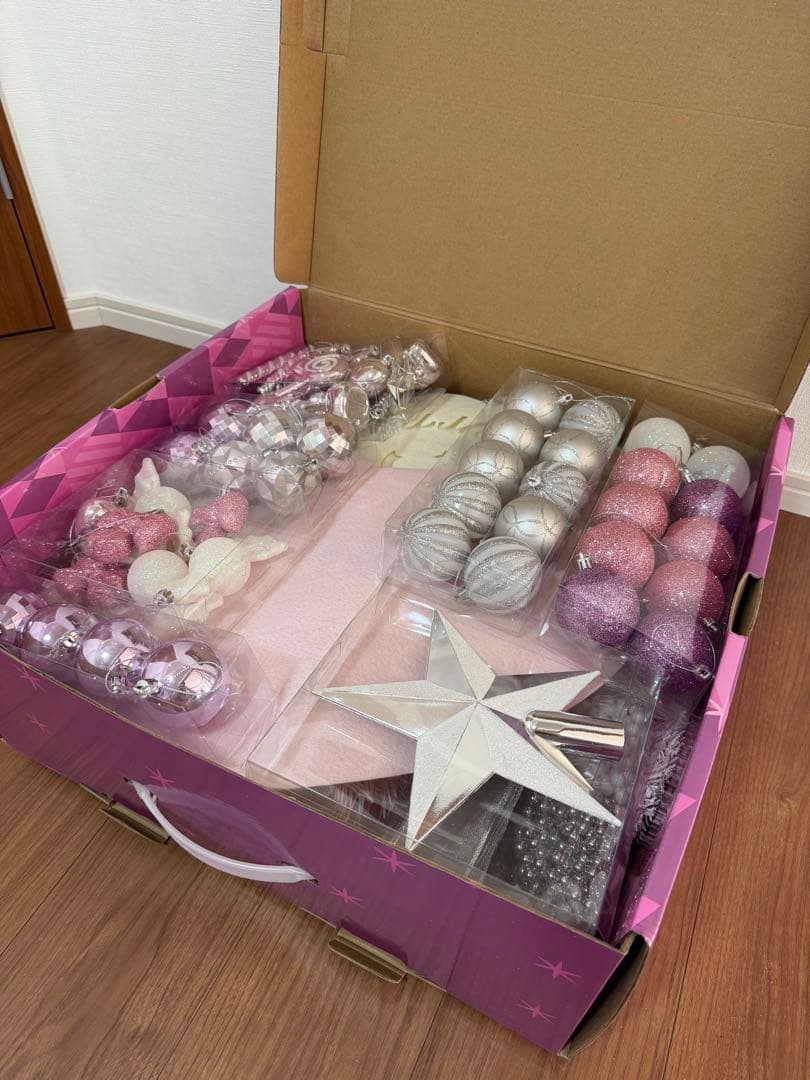 美品☆Francfranc クリスマスツリー 150cm ピンク