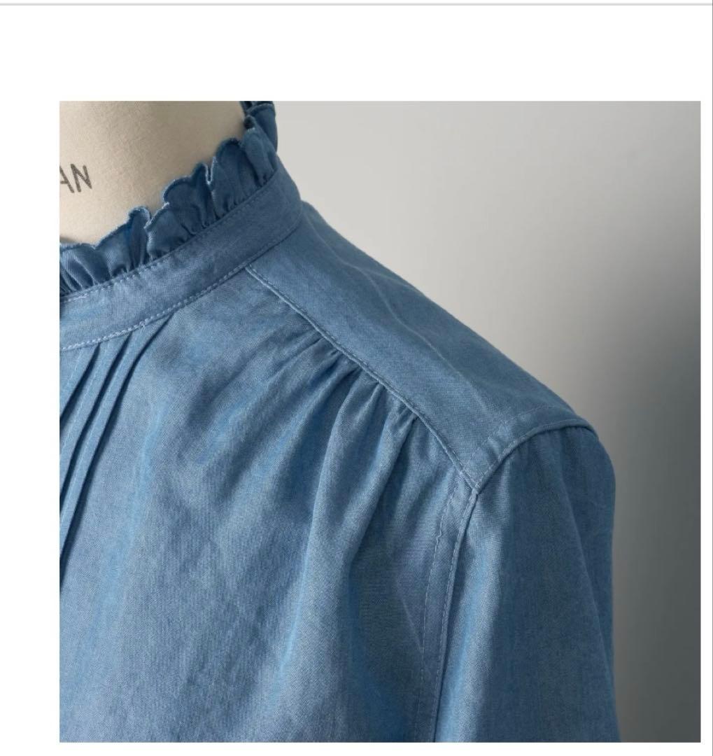 シンメ SINME スカラエンブロイダリーシャツ