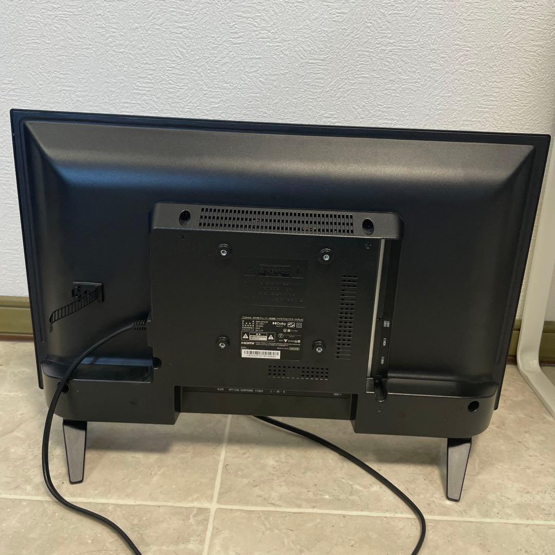 Dolby Qrom 24V型（チューナー非）ハイビジョンスマートテレビ