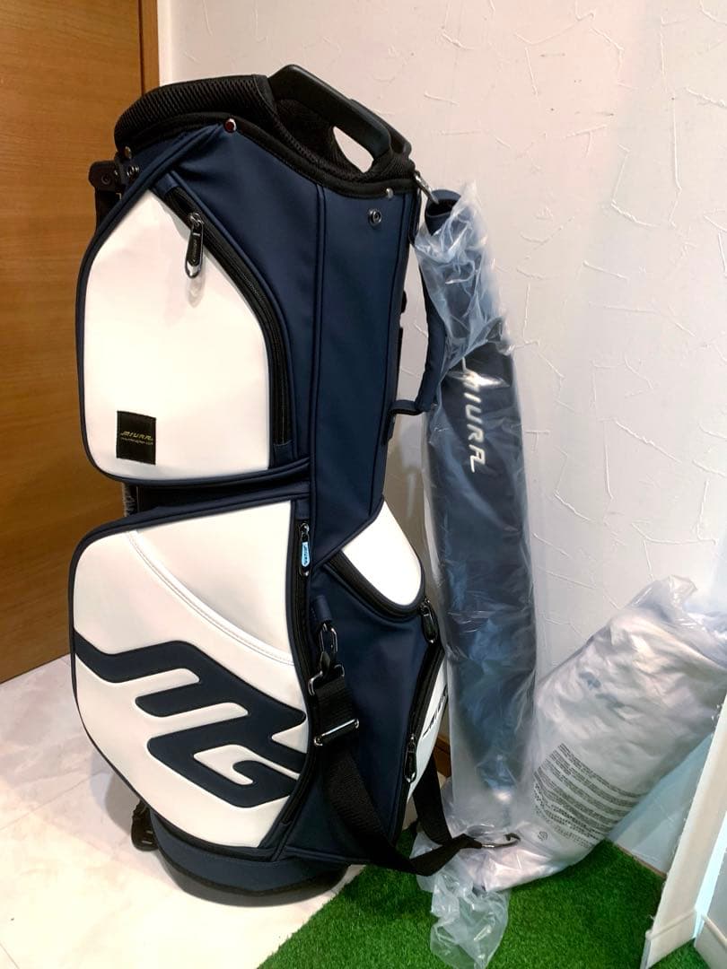 希少　完売　新品未使用　三浦技研　ミウラ　スタンド　キャディバッグ