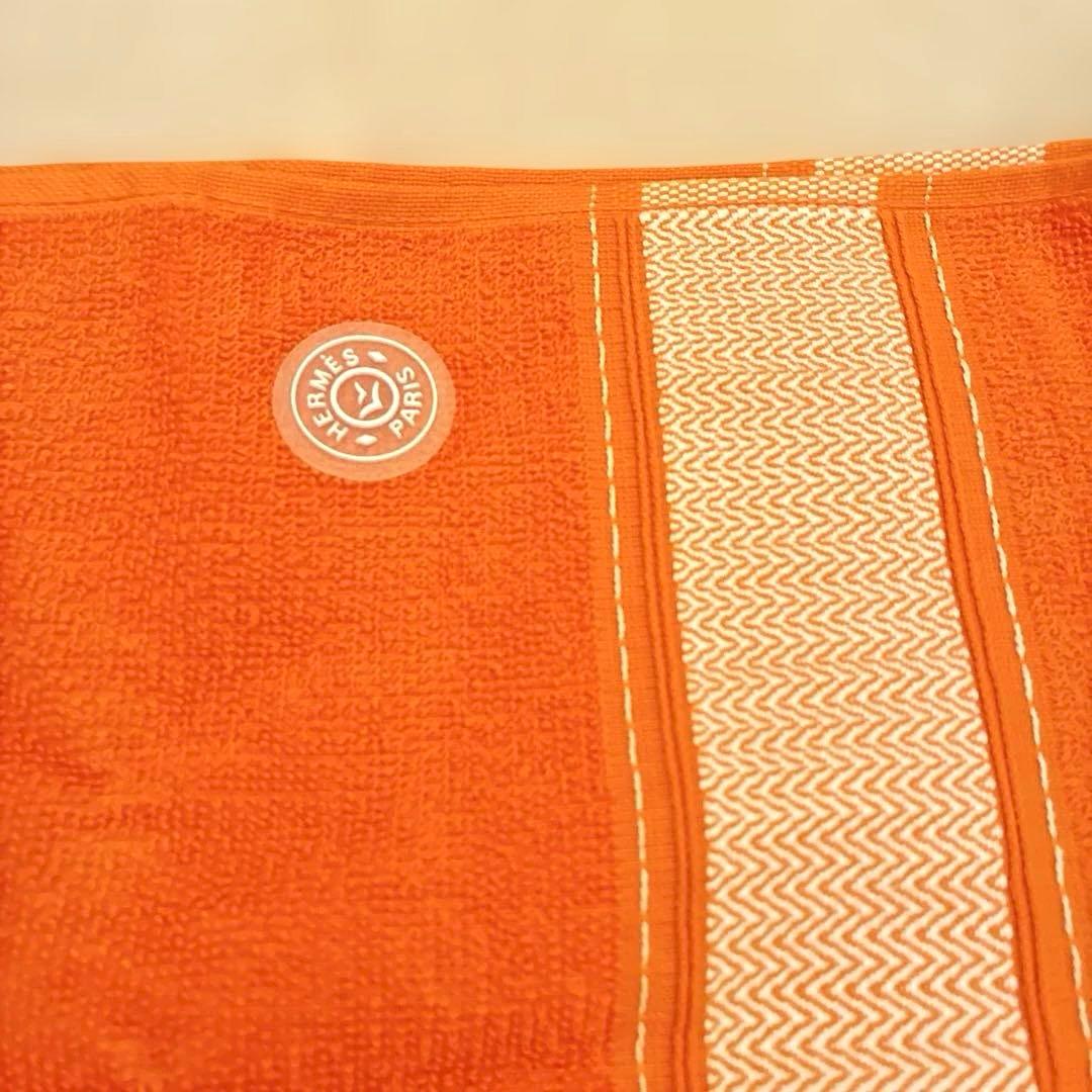 HERMES タオルセット ベージュ オレンジ