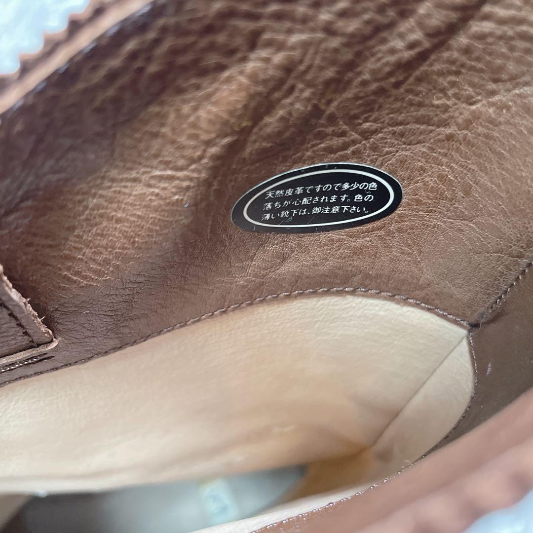 未使用　イング　ING ロングブーツ　ブラウン　茶色　大きいサイズ　25.5cm