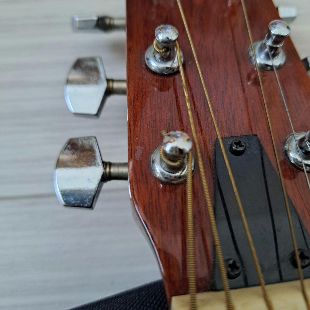 TinyBoy TT-40N ミニギター 専用ケース、チューナー、カポ付き