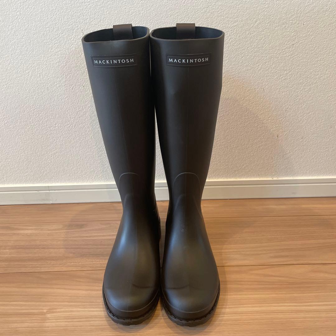 MACKINTOSH ブラウン レインブーツ 長靴