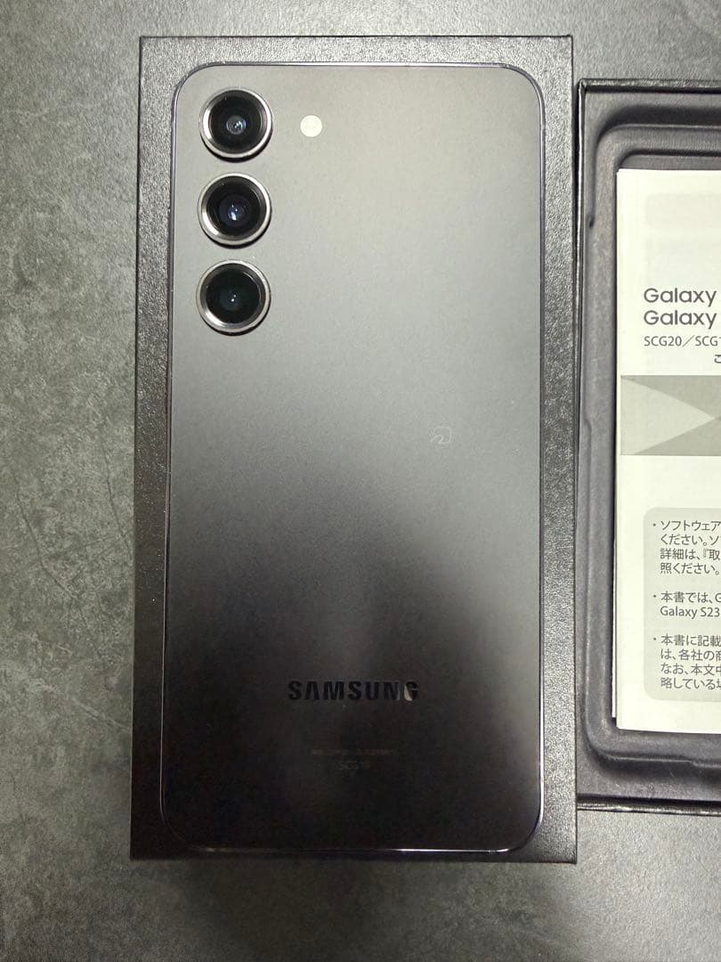 【美品】サムスン Galaxy S23 Phantom Black 256G