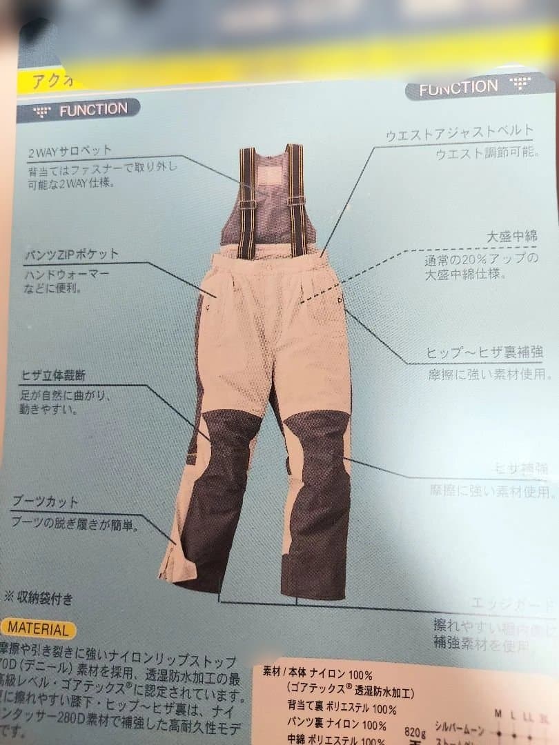 ダイワ アクオリア GORE-TEX 防寒上下 新品