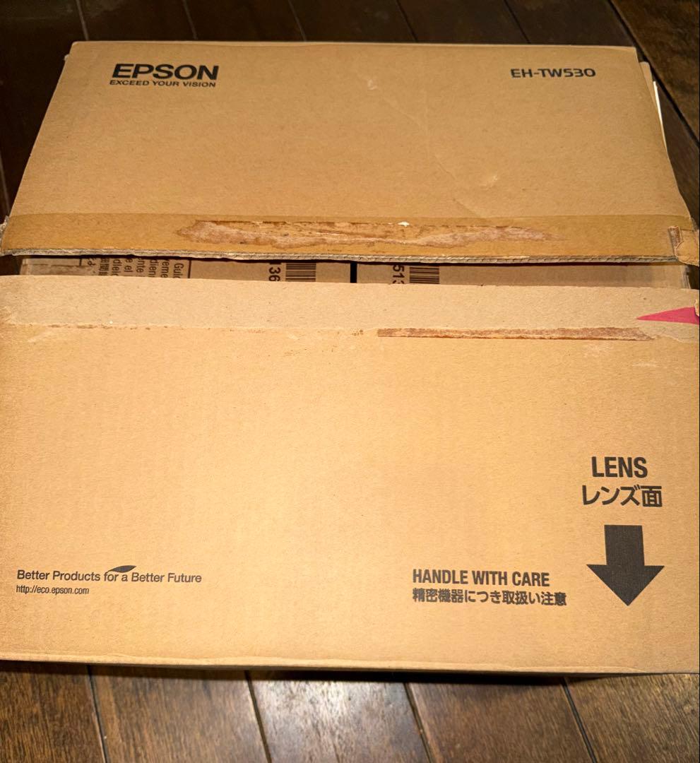 【箱付き】EPSON EH-TW530 プロジェクター本体