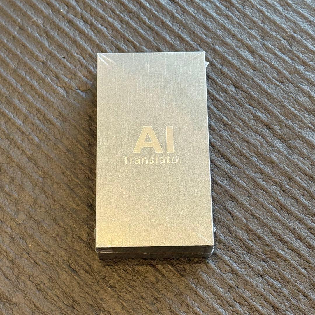 【新品】AI翻訳機　音声翻訳機 ChatGPT搭載　SIM不要　150言語対応