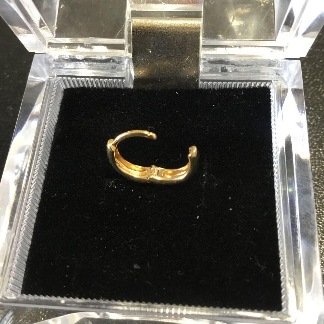 スタージュエリー　K18 フープ　ピアス　0,8g 片方