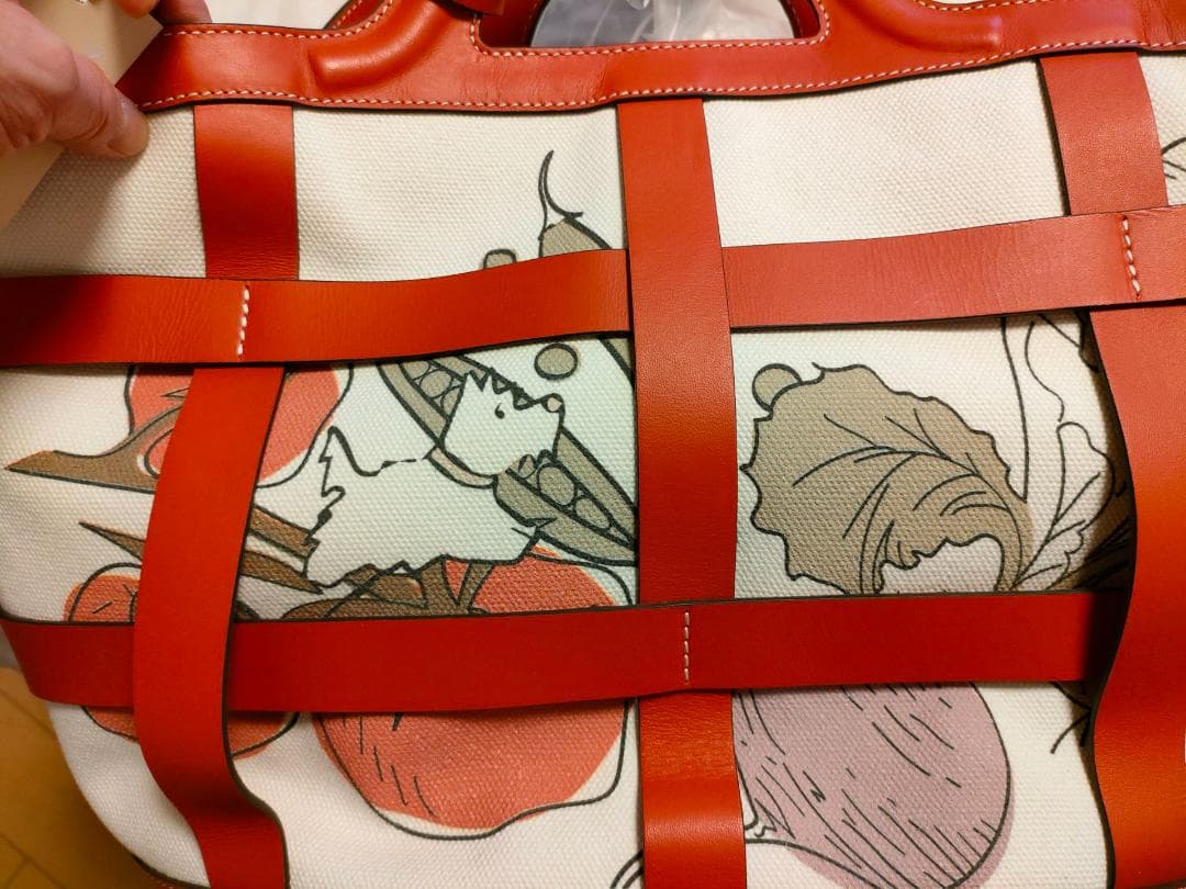 【新品】イギリス　ラドリーロンドン　野菜柄　ショルダーバッグ　大