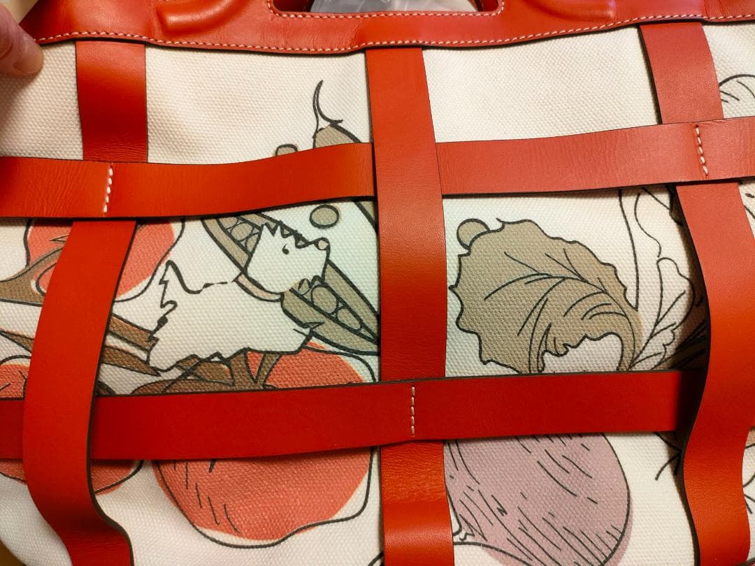 【新品】イギリス　ラドリーロンドン　野菜柄　ショルダーバッグ　大