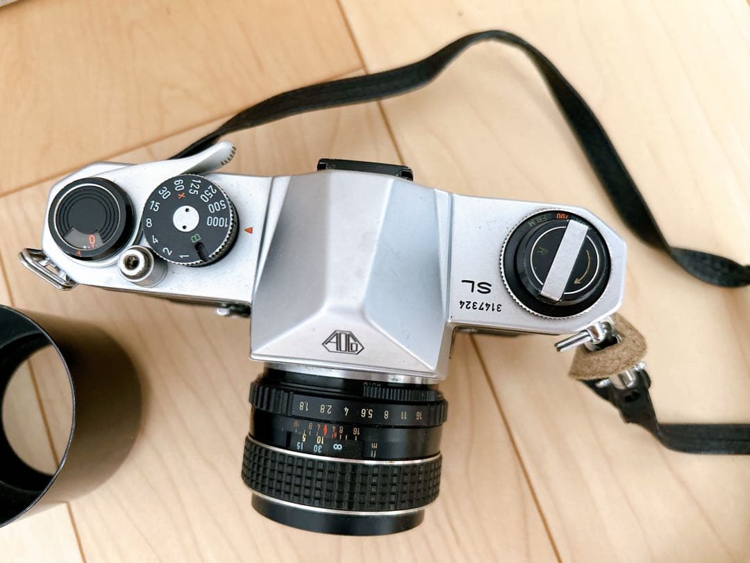 PENTAX フィルムカメラ 一眼レフ カメラ SL+Takumar