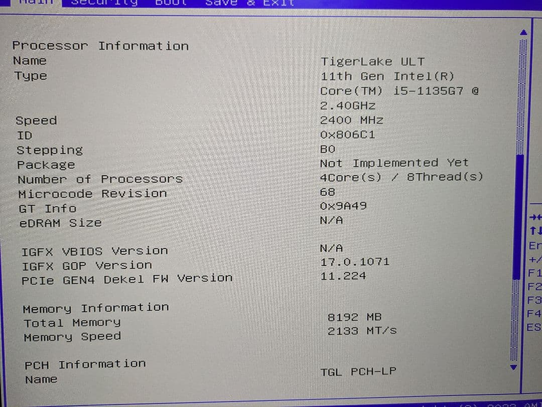 ミニPC GMKtec Intel i5-1135G7 Win11Pro