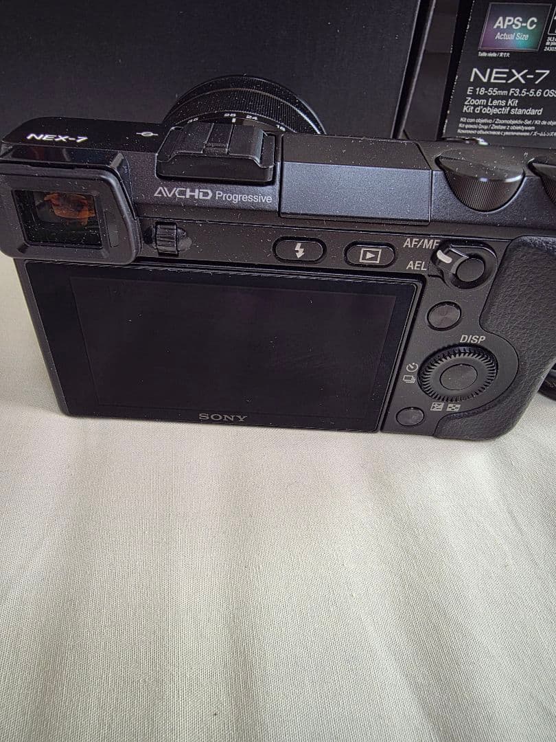 sony nex-7 ズームレンズキット　英語表示　シャッター数100以下