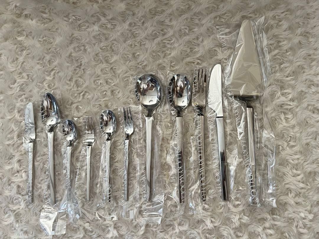 ラッキーウッド　カトラリーセット　スカンジナビア　ディナーセット〈51本セット〉