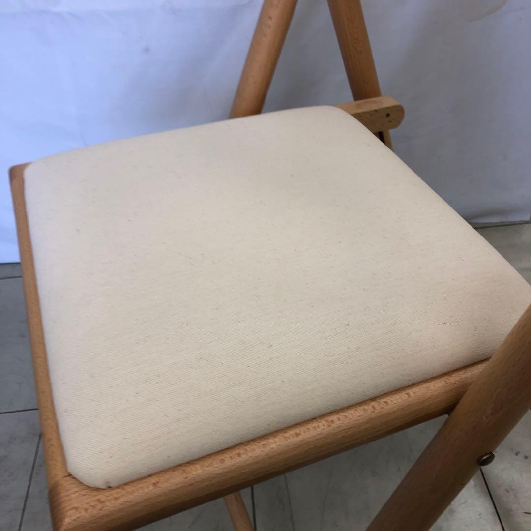 MUJI　良品計画　折り畳みデスク・チェアセットパイン材