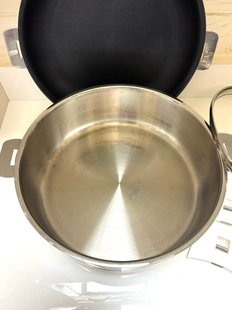 ガ*ュ様 CRISTEL 浅鍋 26cm フライパンセット