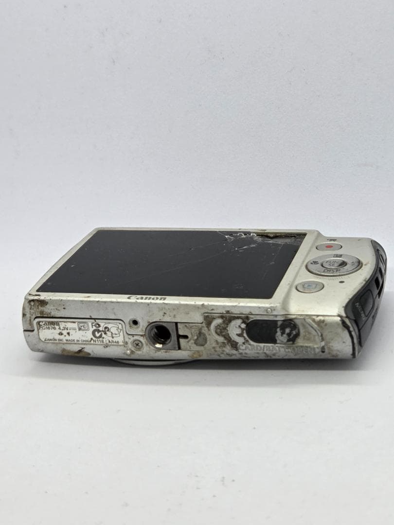 【ジャンク】キャノン Canon IXY 600F シルバー デジタルカメラ