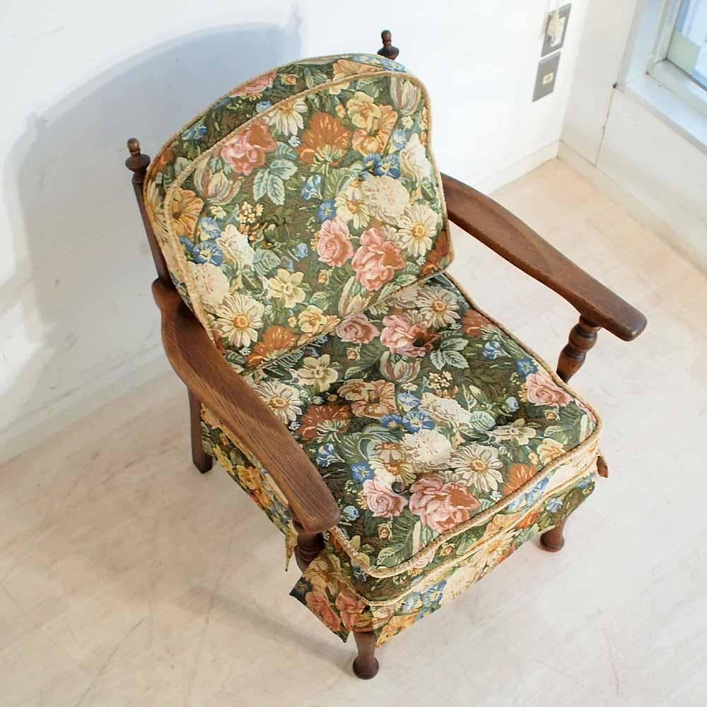 オークショップ 豊田たんす 1人掛けソファ B アームチェア ZR24359