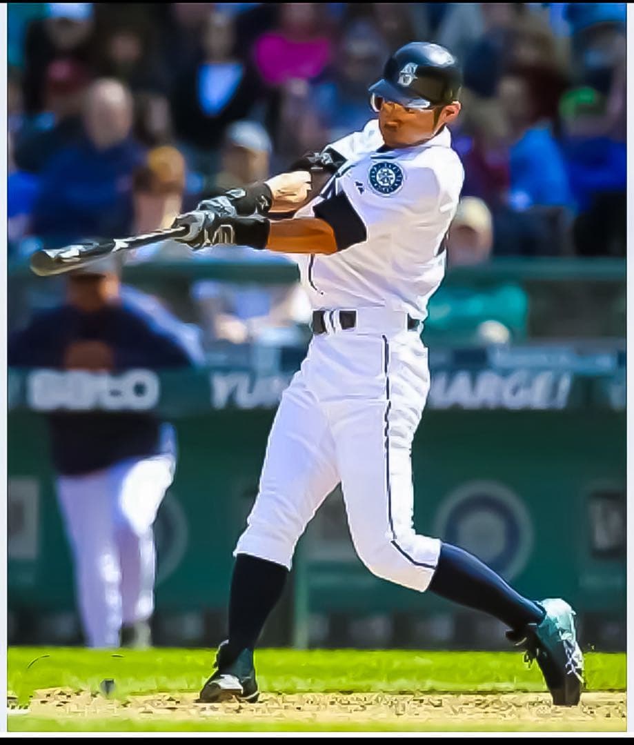 イチロー【直筆サイン】MLB証明有り〈特典有〉野球 メジャー パット A