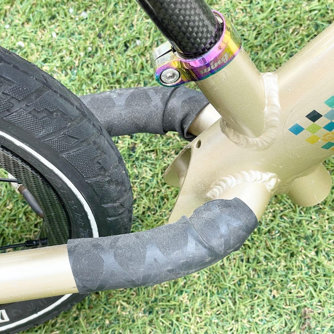 STRIDER　PRO　ストライダープロ　ランバイク　アルミ　ゴールド　カスタム