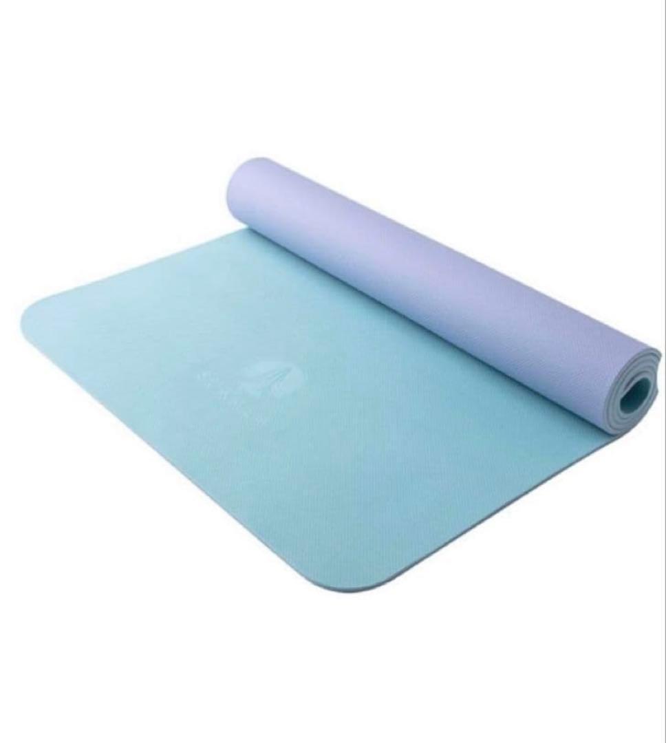 スカーラ リバーシブルヨガマット 145 x61cm 6㎜