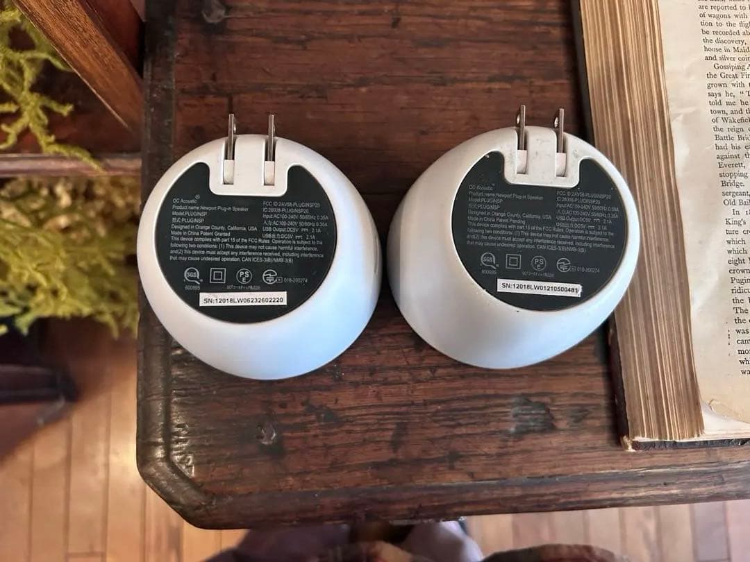 ワイヤレススピーカー ホワイト 2台セット