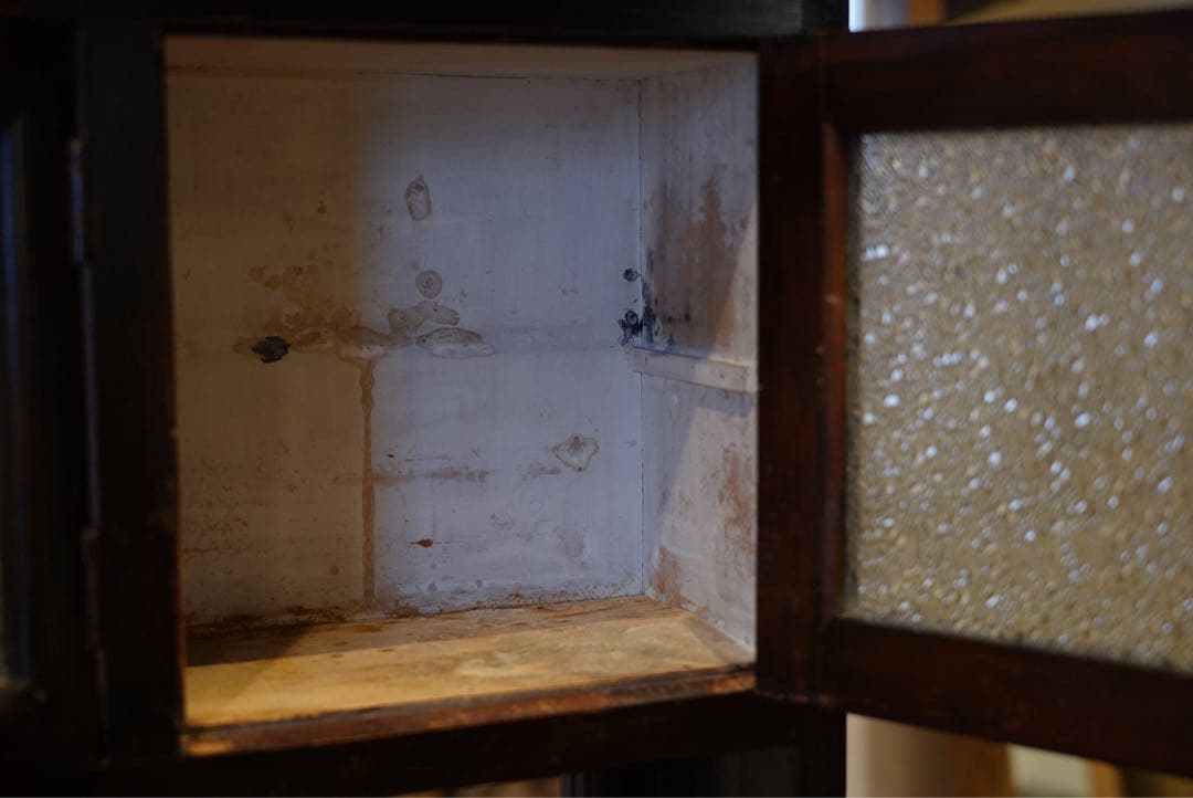 デンタルキャビネット　ジャパンビンテージ　昭和初期　ケビント 飾り棚