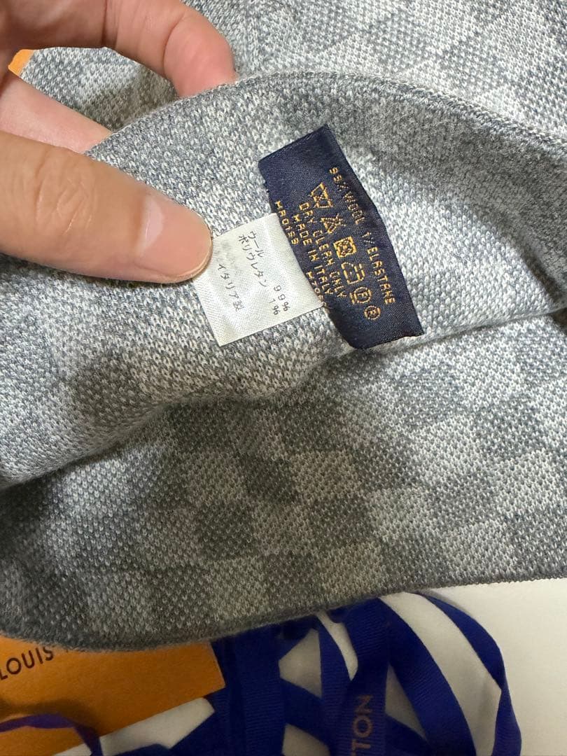 Louis Vuitton グレー ビーニー