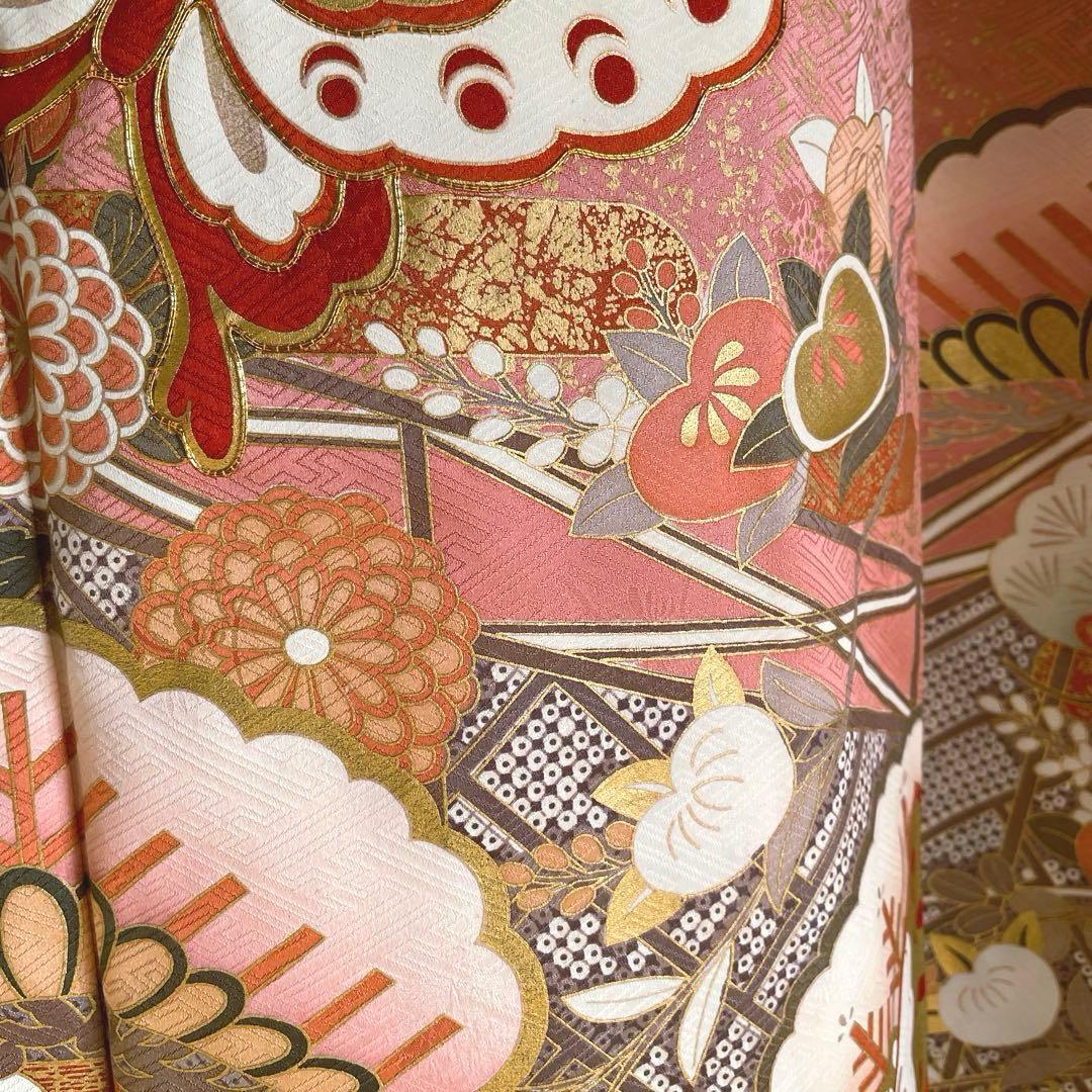 振袖フルセット　高身長　手描き友禅　成人式振袖　振袖　裄丈70 ➕サイズ