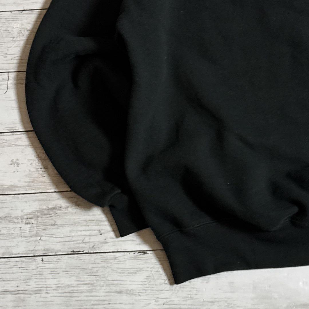 プ*ん様 90s ラッセルアスレティック USA製 無地スウェット ブラック L